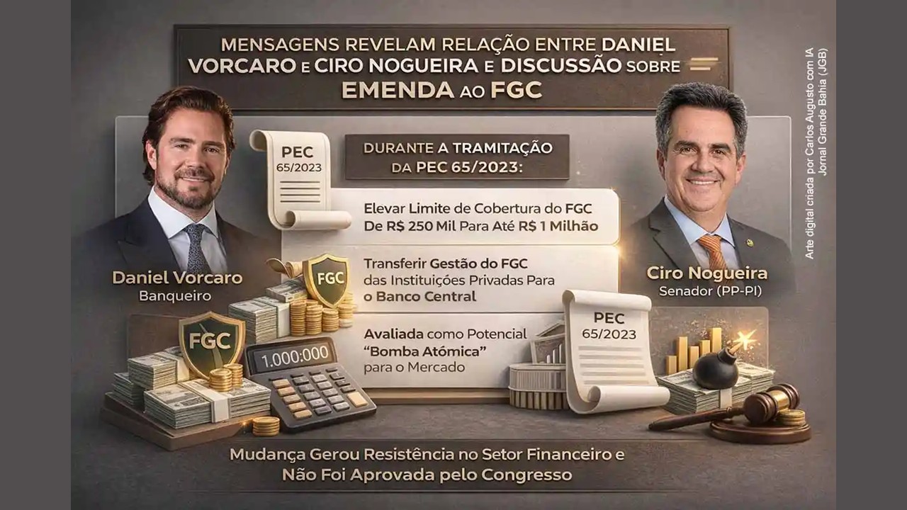 Caso BolsoMaster: relação entre Vorcaro e Ciro Nogueira entra no radar das investigações