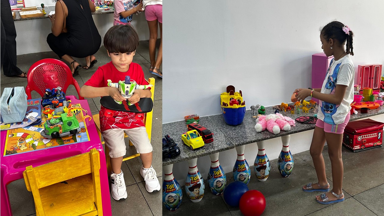 Na UFPI, filhos de estudantes ficam na Cuidoteca enquanto pais ou responsáveis participam das atividades acadêmicas