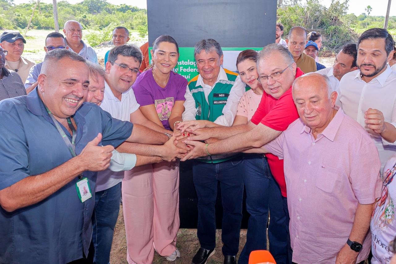 Rafael Fonteles prestigia lançamento da pedra fundamental do IFPI de Luzilândia e destaca expansão do instituto no Piauí