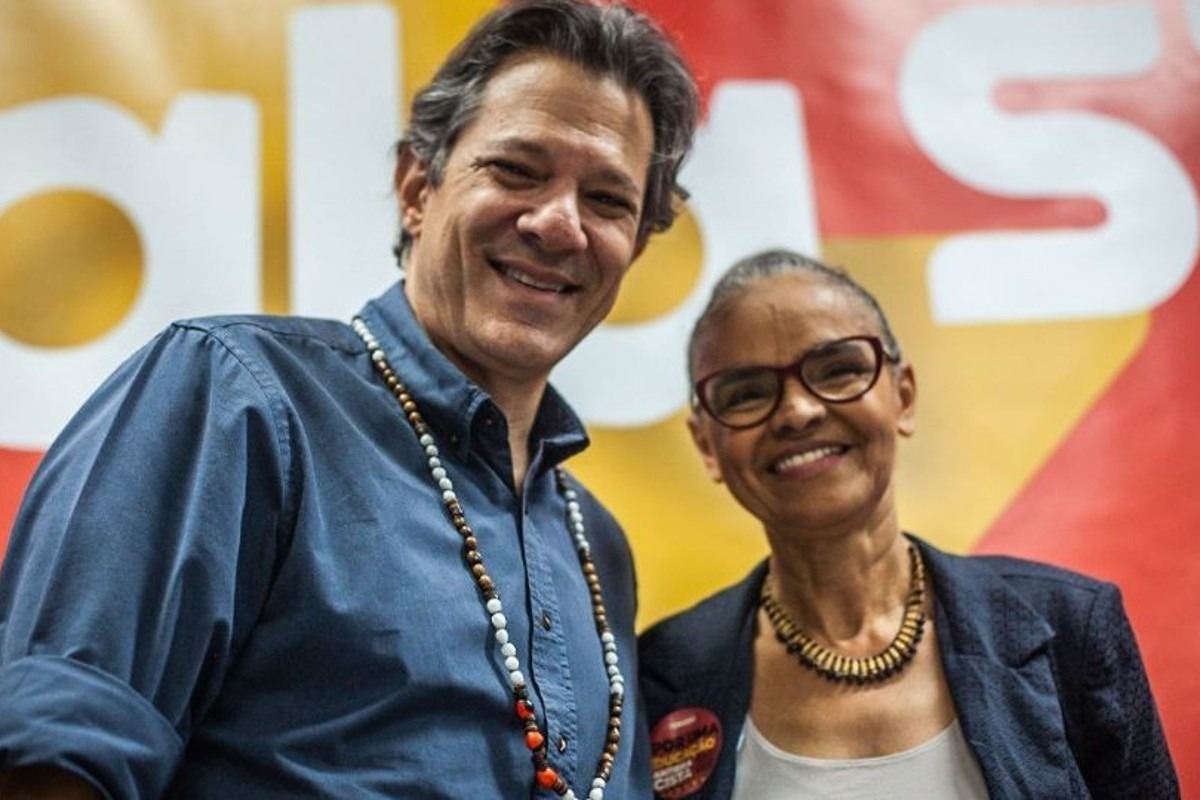 Haddad pode ter Marina Silva como vice em SP em 2026