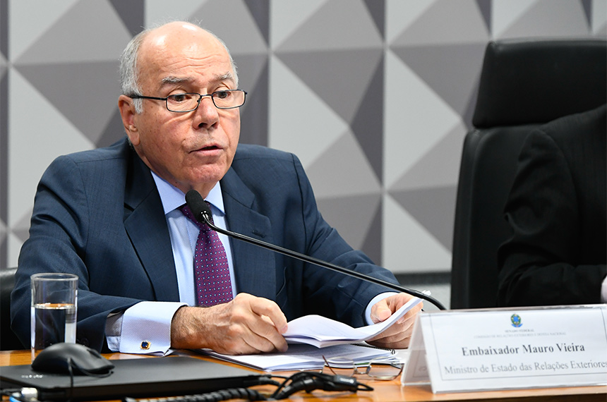 CRE vai ouvir chanceler sobre posição do Brasil na guerra no Oriente Médio