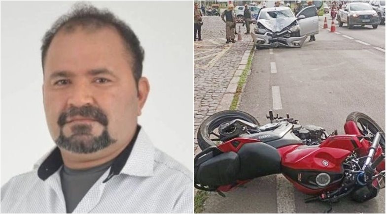 Vídeo mostra momento que motociclista é atingido por carro em Teresina