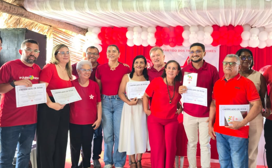 PT reforça presença em União com posse de novo diretório municipal