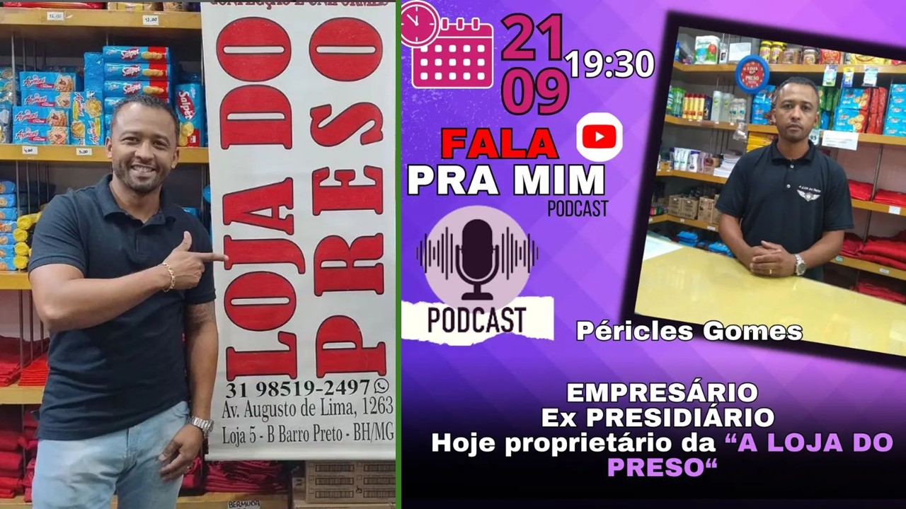 De ex-detento a comerciante: a história de Péricles Ribeiro e a Loja do Preso