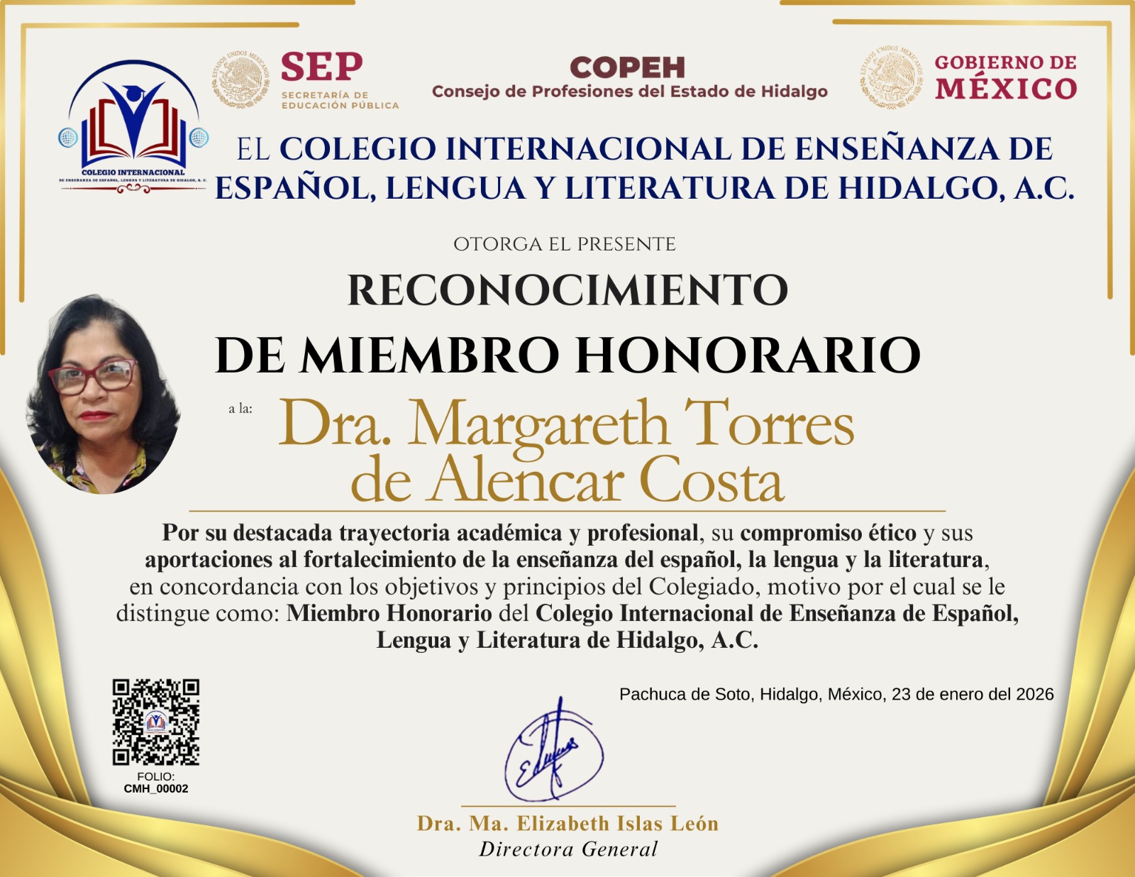 Professora da Uespi recebe reconhecimento internacional por contribuição ao ensino de língua e literatura espanhola