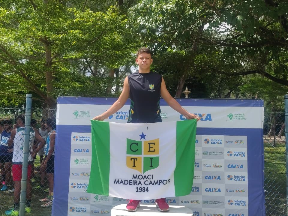 Estudantes-atletas da rede estadual do Piauí sobem ao pódio no Campeonato Cearense Loterias Caixa de Atletismo