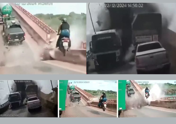Desabamento da Ponte JK: vídeo inédito mostra momento exato da tragédia
