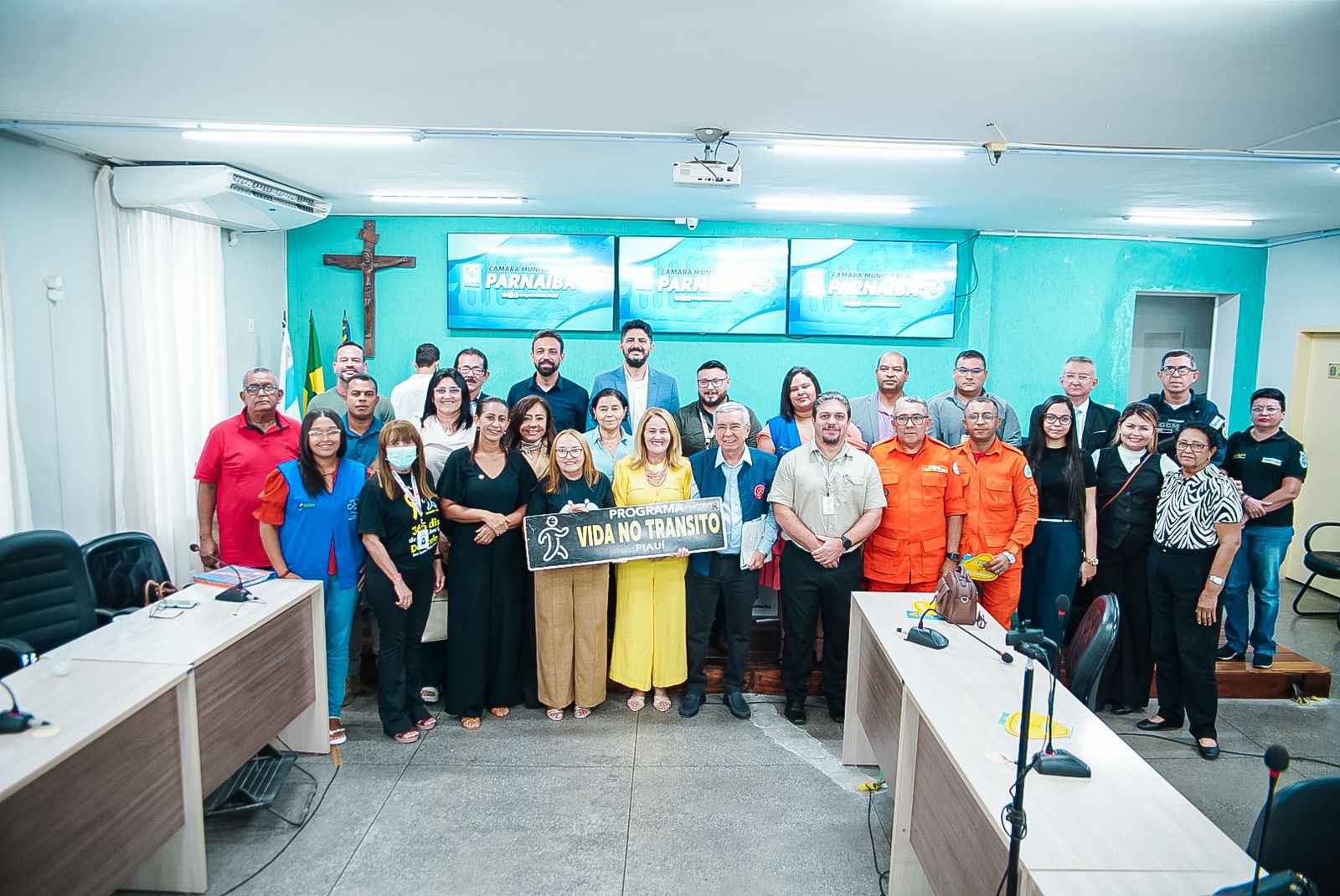 Sesapi implanta Programa Vida no Trânsito em Parnaíba com apoio de diversas instituições
