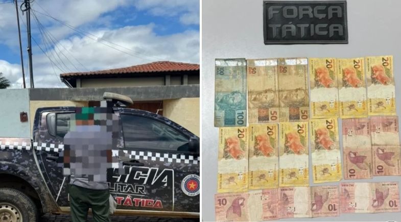 Frentista é preso por desviar R$ 20 mil em posto do Piauí