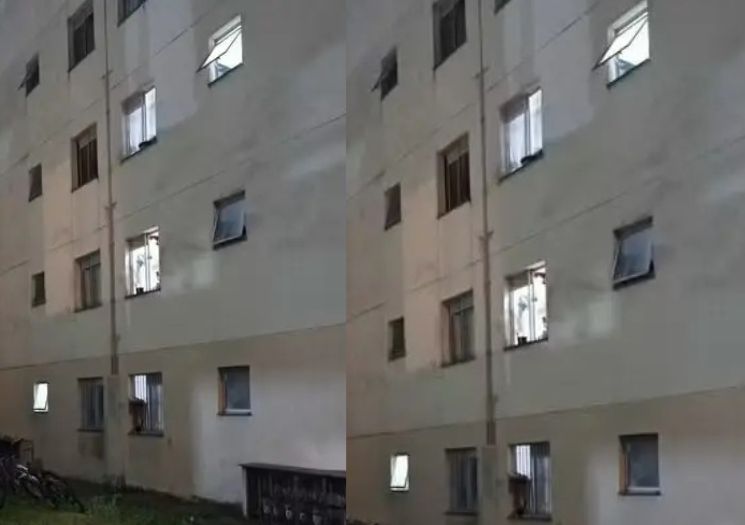 Mulher se joga 3º andar de prédio com filha para fugir de agressão em SP