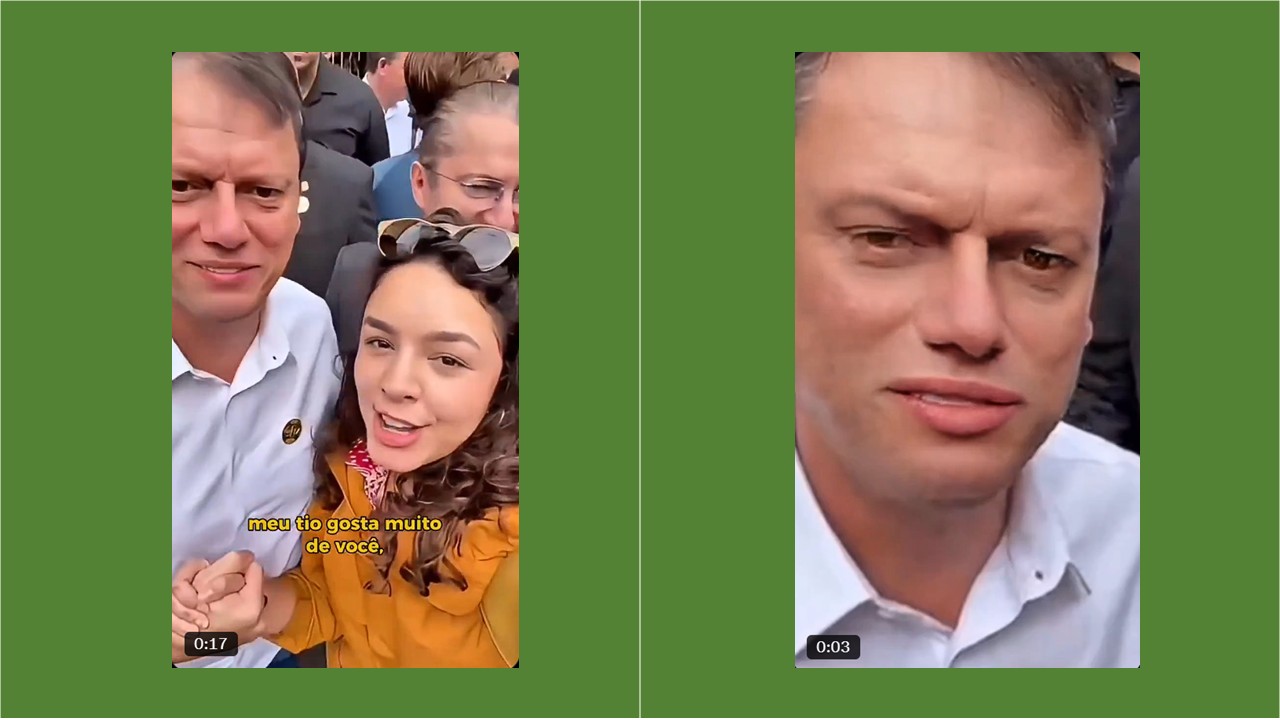 Vídeo viral: Tarcísio é “trolado” com menção a Fernando Haddad e cena explode nas redes sociais