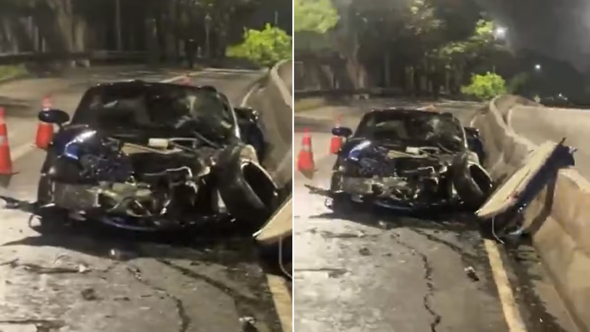 VÍDEO: veja momento em que Porsche invade contramão e deixa 4 feridos em SP