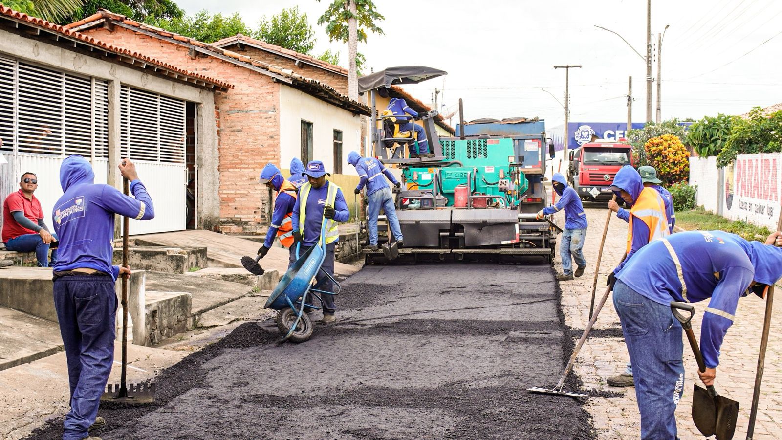 Idepi investe mais de R$ 1,4 milhão no asfaltamento de vias públicas no município de Arraial