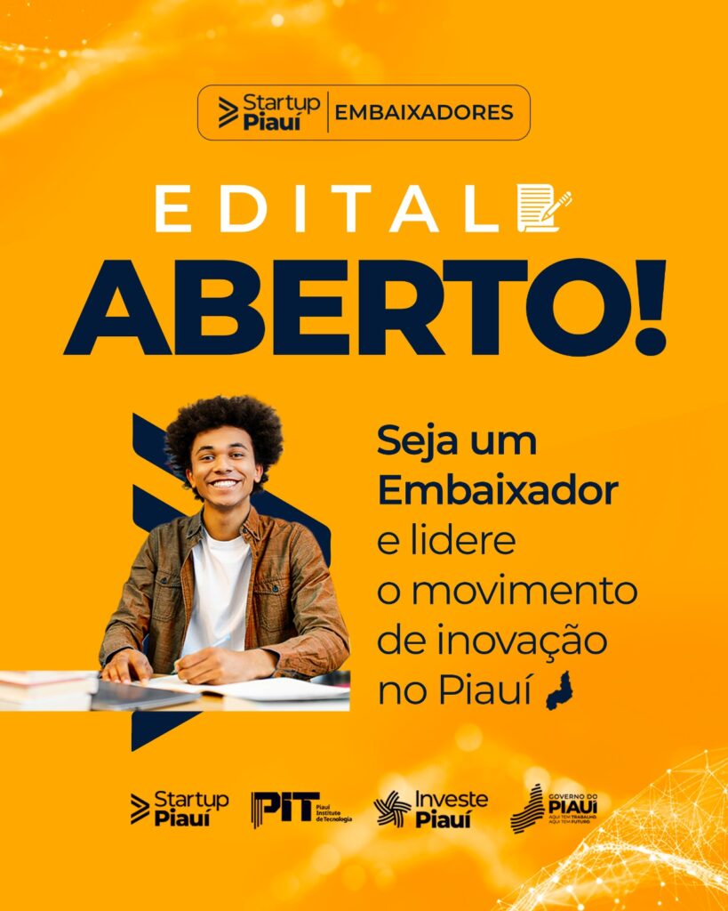 Piauí Instituto de Tecnologia (PIT) lança edital para selecionar mentores voluntários de novas startups