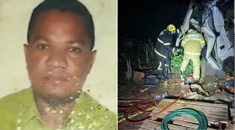 Homem morre em grave acidente com caminhão na PI-236