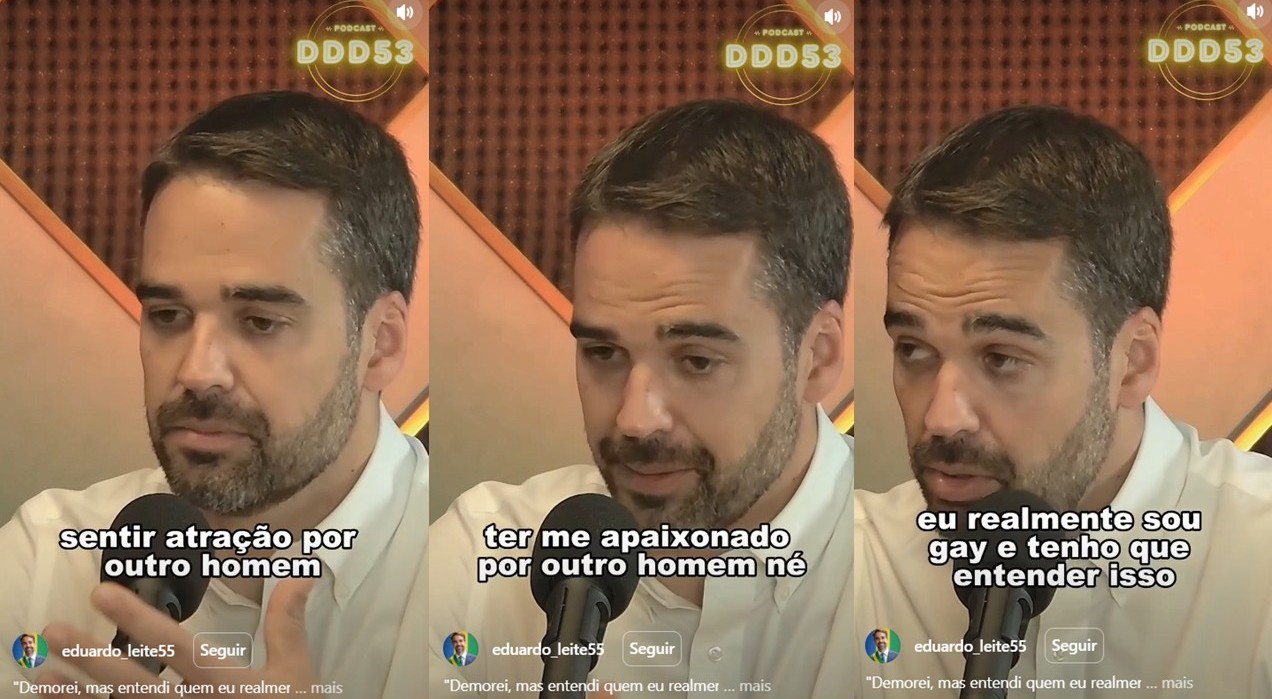 Eduardo Leite: governador do RS fala sobre sua sexualidade
