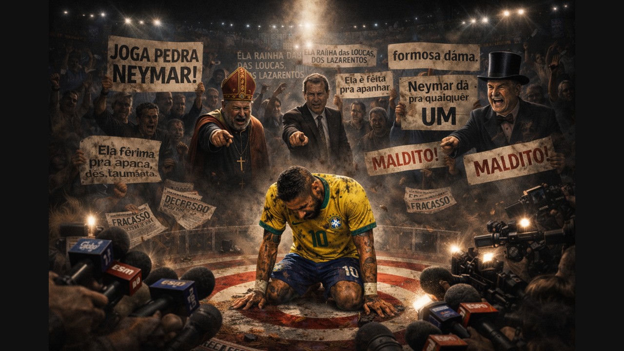 Joga pedra na Neymar, joga b@sta na Neymar. Maldita Neymar!
