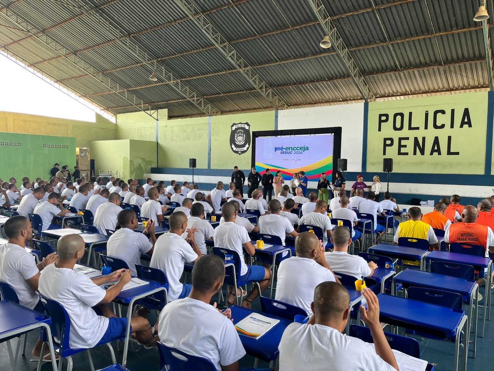 Mais de 150 internos do sistema prisional do Piauí participam de revisão preparatória para o Encceja em Teresina