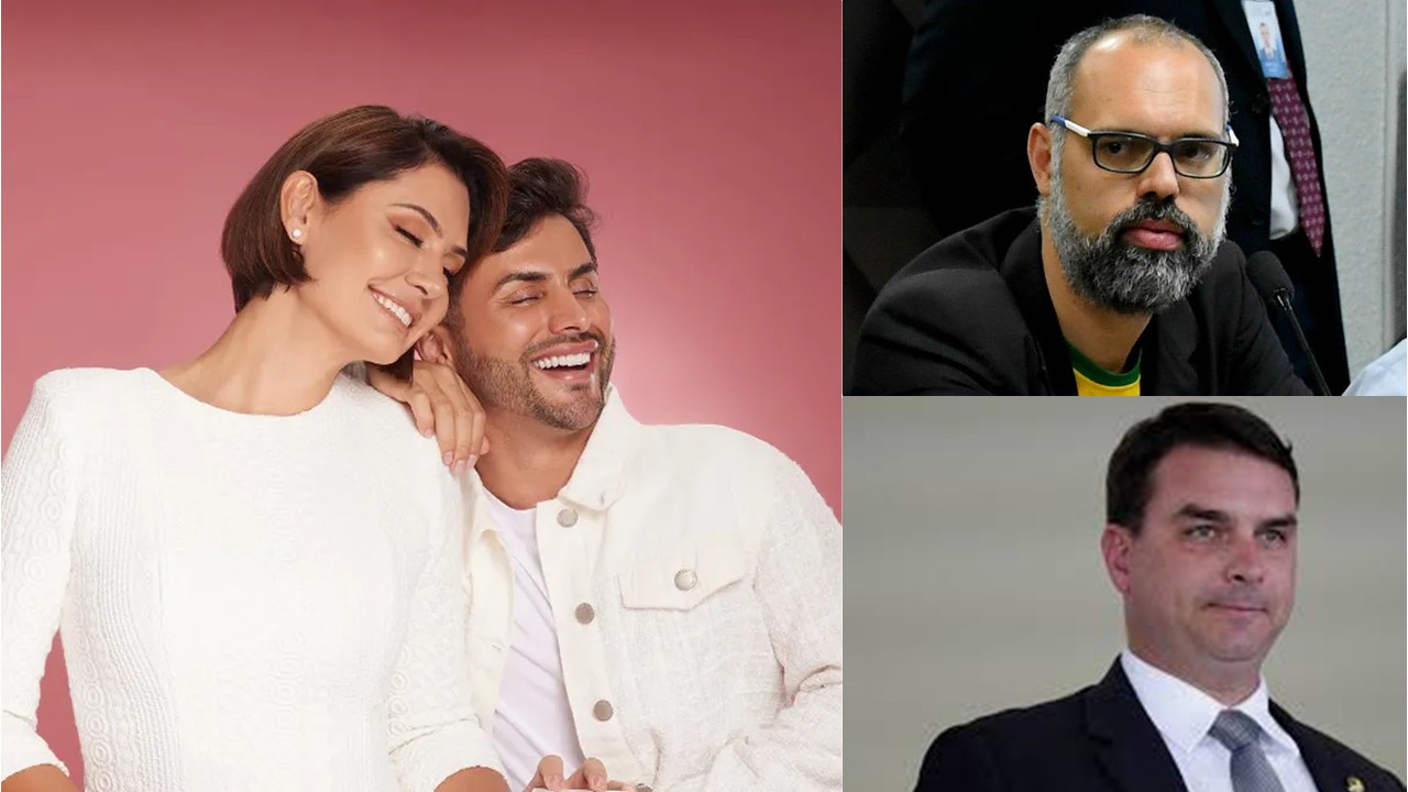 FOGO NO PARQUINHO: Maquiador de Michelle detona Allan dos Santos e Flávio Bolsonaro