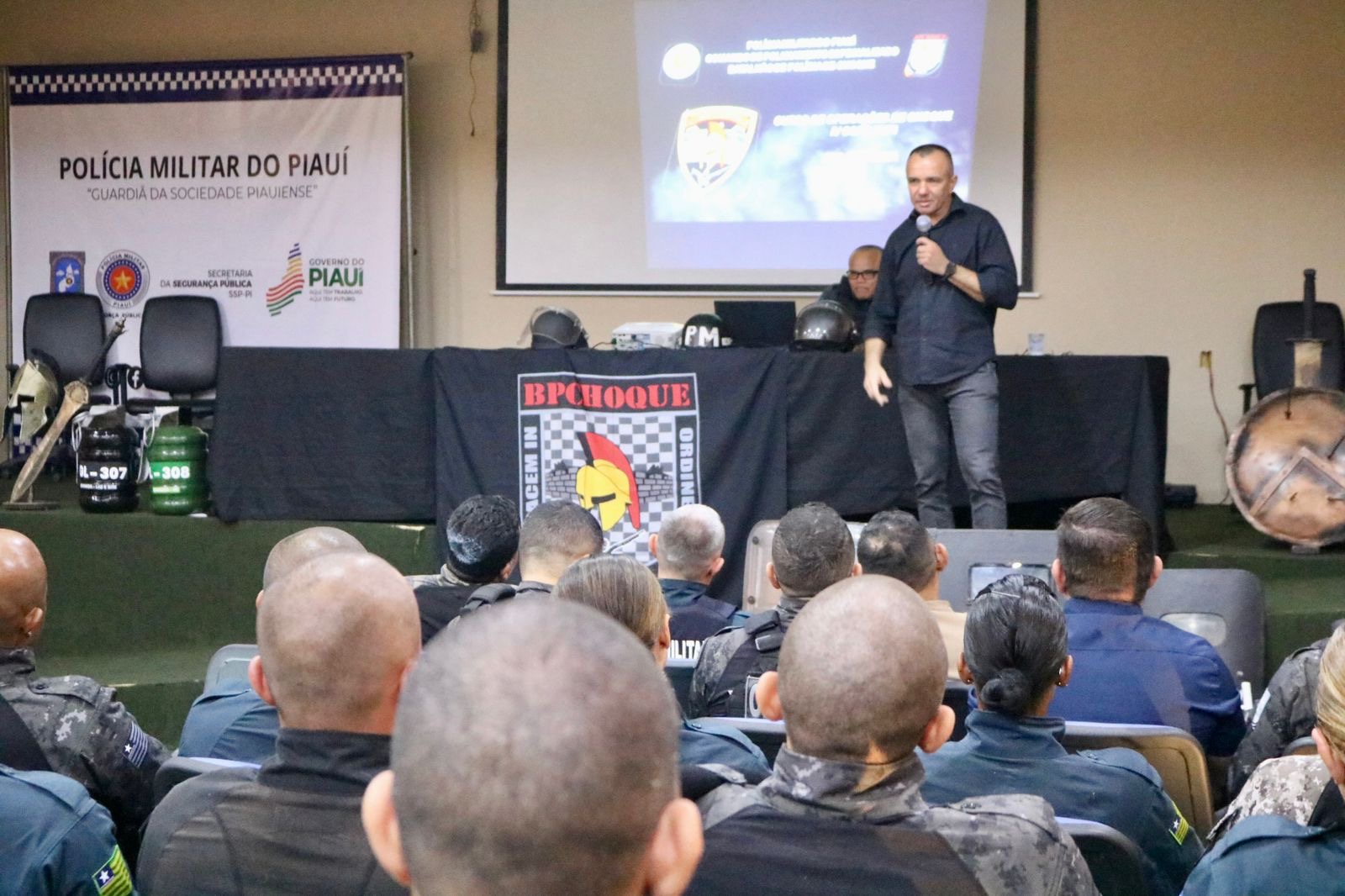 PM inicia novo Curso de Operações de Choque com 54 policiais e reforça integração entre forças de segurança no Piauí