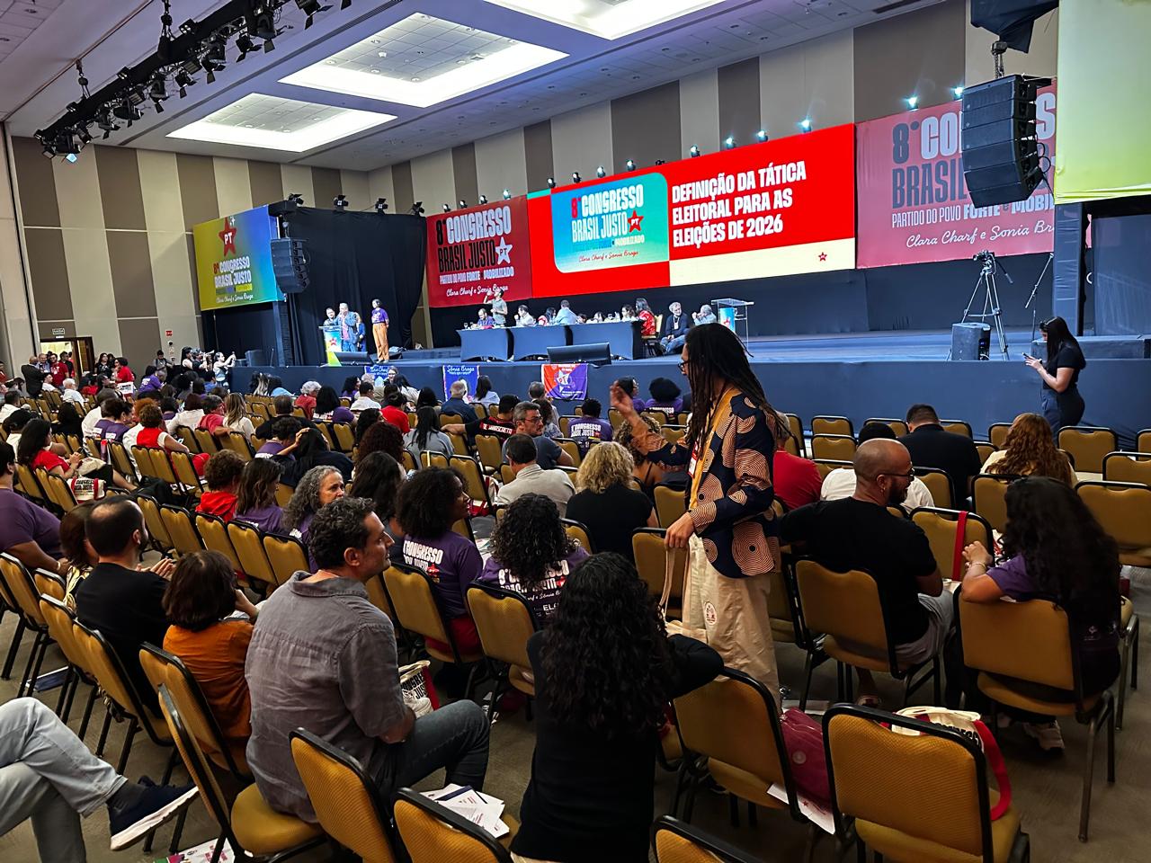 Estrutura do 8º Congresso do PT em Brasília garante suporte e acessibilidade ao público