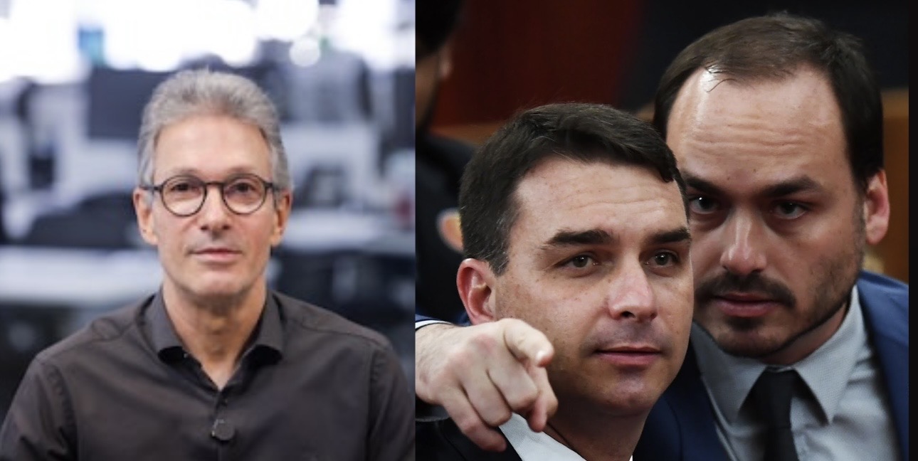 Carlos Bolsonaro cutuca Zema e diz que Flávio ‘está mordendo a isca’