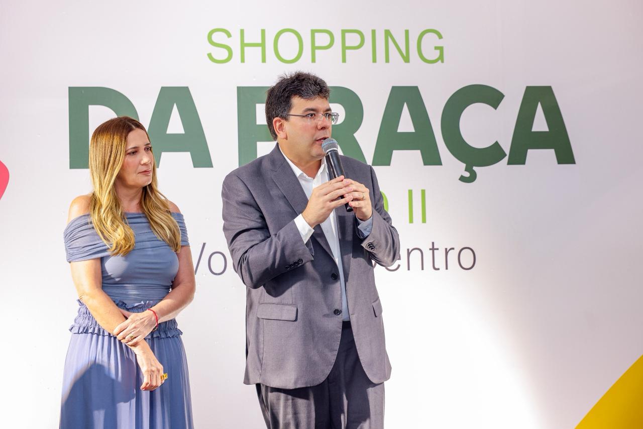Governador destaca impacto do Shopping da Praça Pedro II para retomada econômica do Centro de Teresina