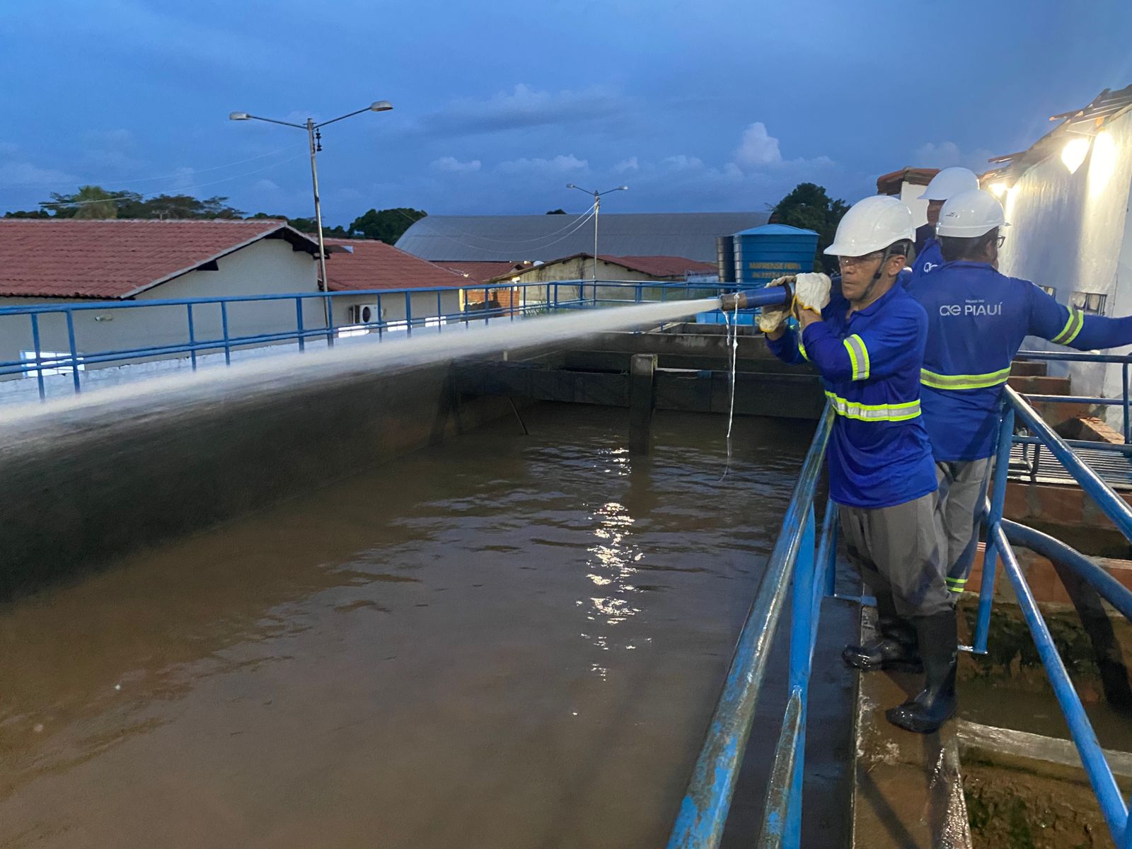 Águas do Piauí realiza melhorias na Estação de Tratamento de Água de Miguel Alves