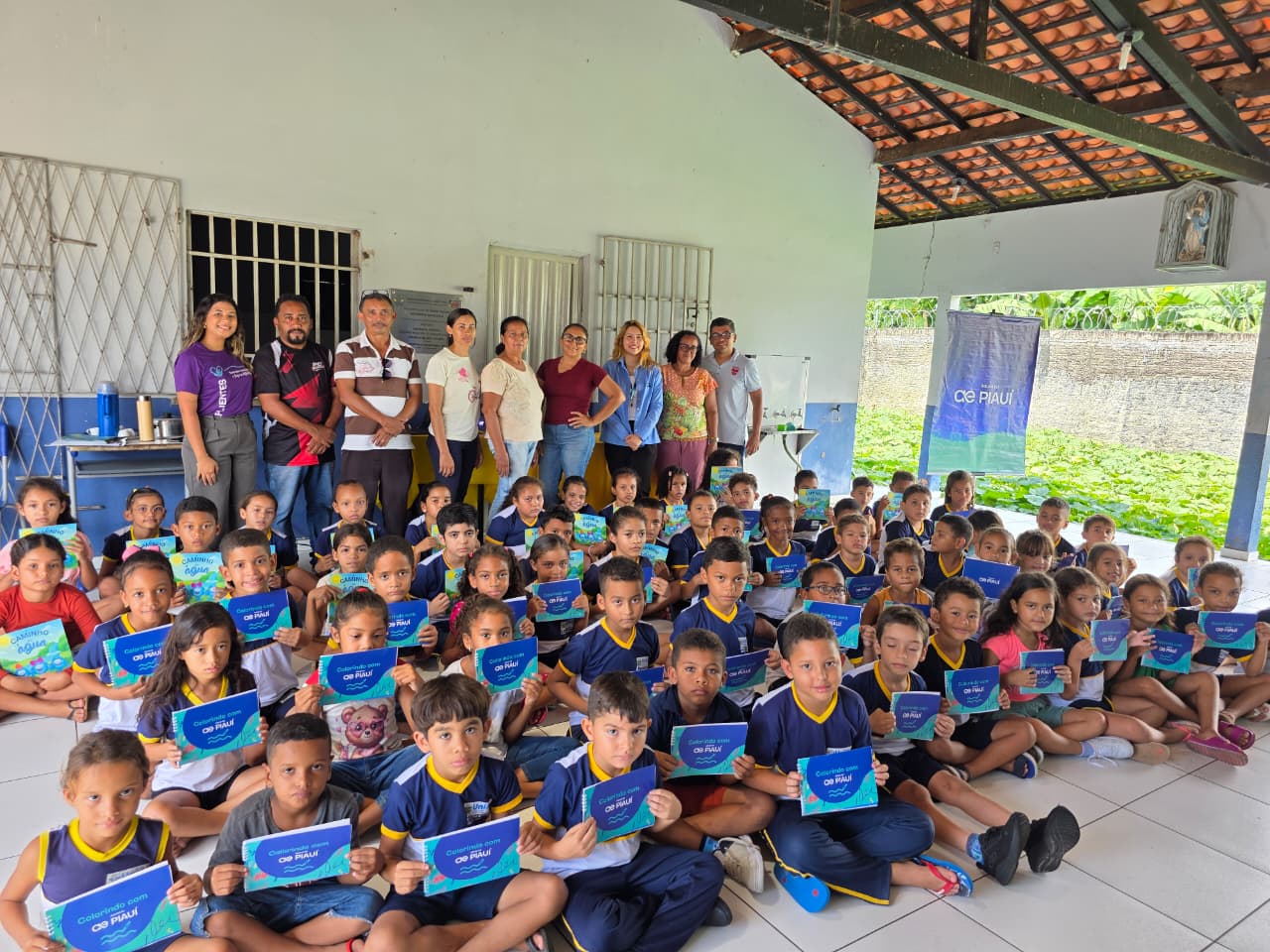 Estudantes de União participam de palestra educativa sobre a importância da água e do saneamento sanitário