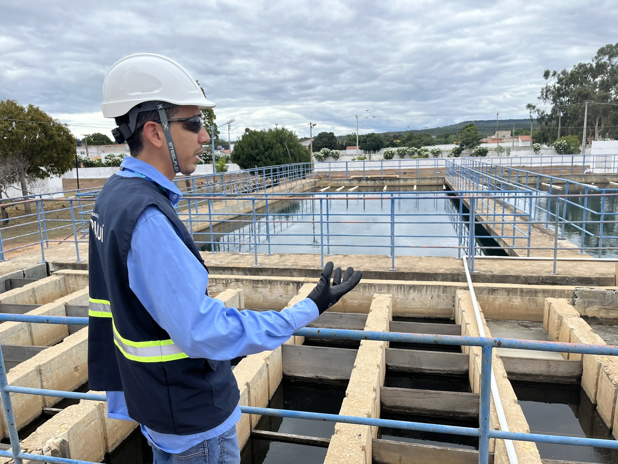 Em preparação para o Festival de Inverno, Águas do Piauí realiza melhorias na Estação de Tratamento de Pedro II no sábado (2)