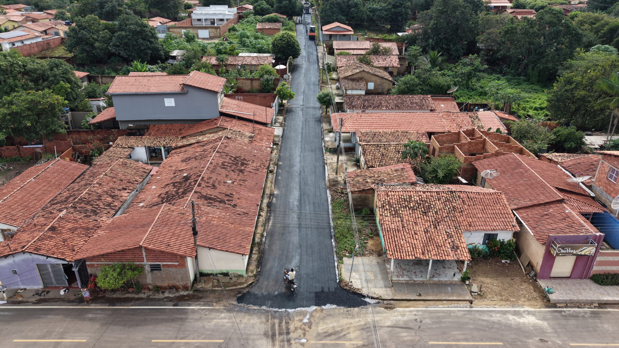 Seinfra avança com obras de asfaltamento em Capitão de Campos