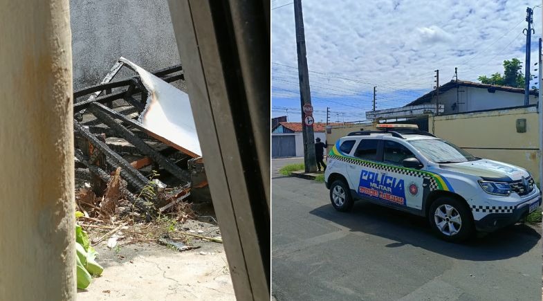 Professor coloca fogo na própria casa durante surto em Teresina