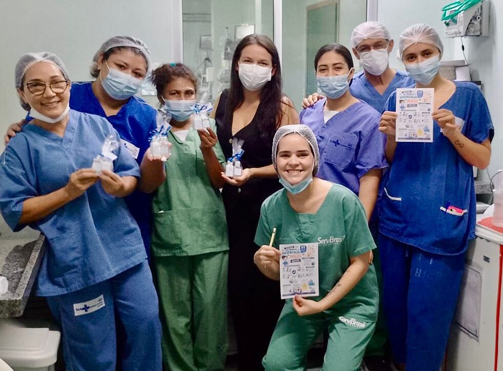 Hospital Infantil Lucídio Portella realiza ação educativa em alusão ao Dia Mundial de Higienização das Mãos