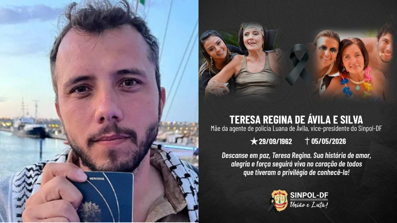 Preso, isolado e de luto: Thiago Ávila perde a mãe enquanto segue detido em Israel