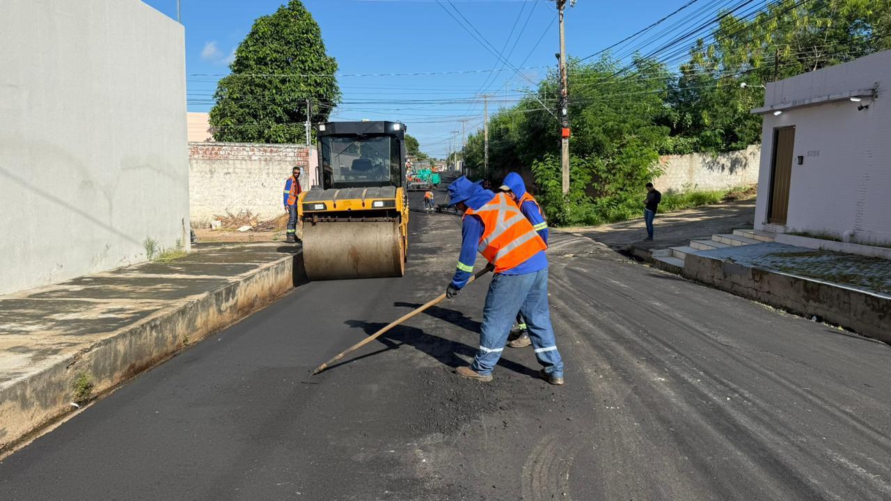Maior asfaltamento de Teresina: confira quais os bairros, ruas e avenidas contemplados