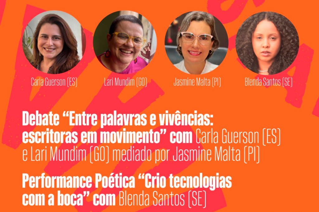 Arte da Palavra reúne escritoras e performance poética com programação gratuita em Teresina