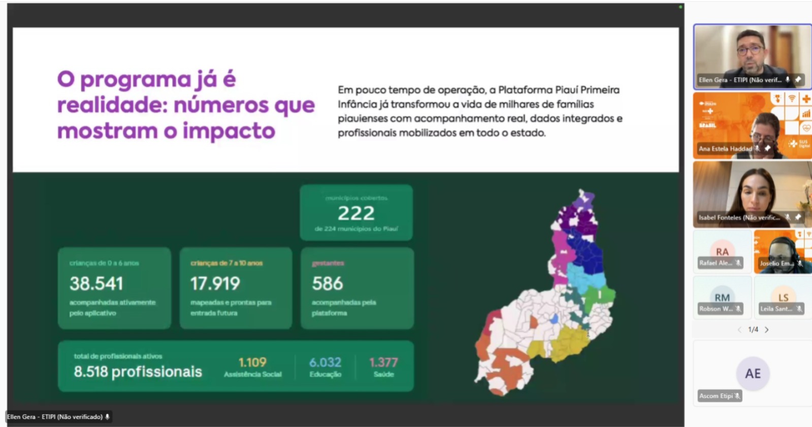 Mais de 50 mil crianças são acompanhadas pela plataforma Piauí Primeira Infância no estado