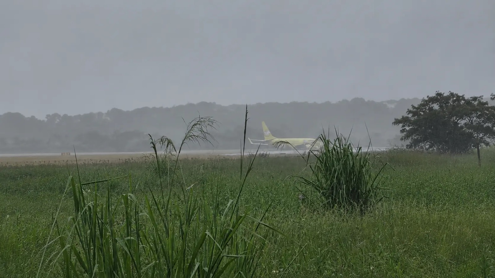 Avião cargueiro da Gol sai da pista em Salvador