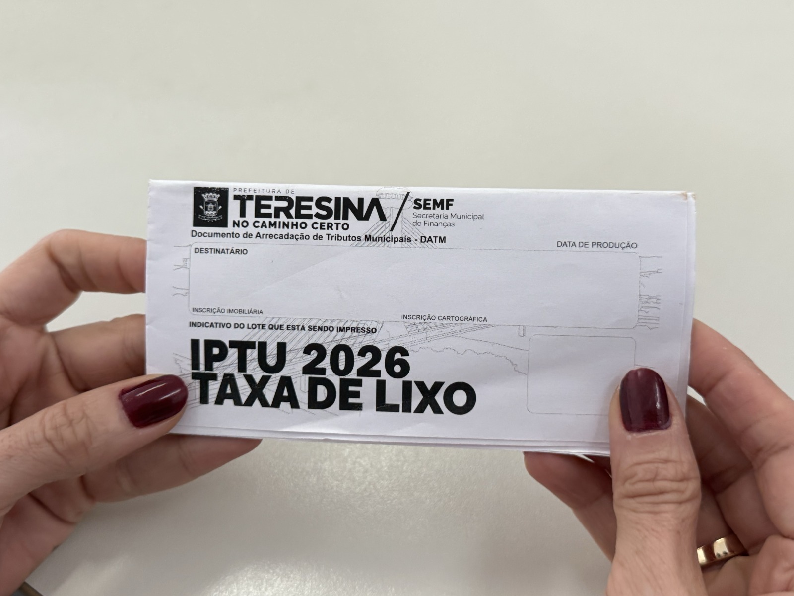 IPTU 2026 em Teresina já está disponível com desconto de até 10%
