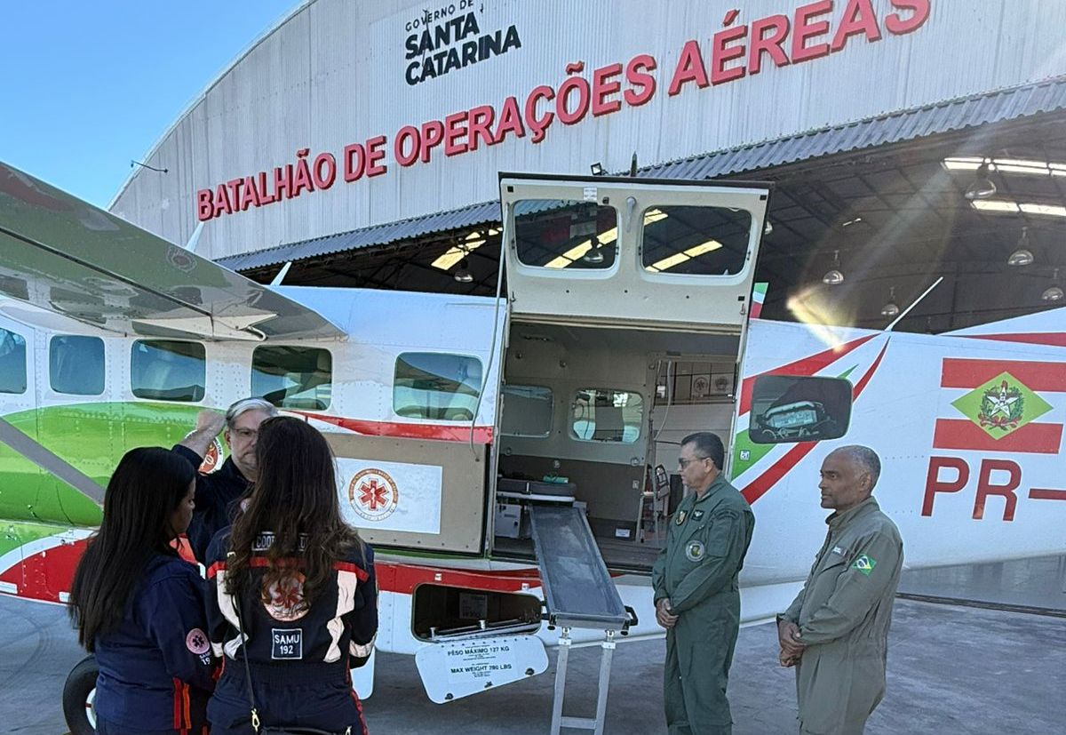 Governo do Piauí estuda modelo catarinense para fortalecer resgate aeromédico do Samu