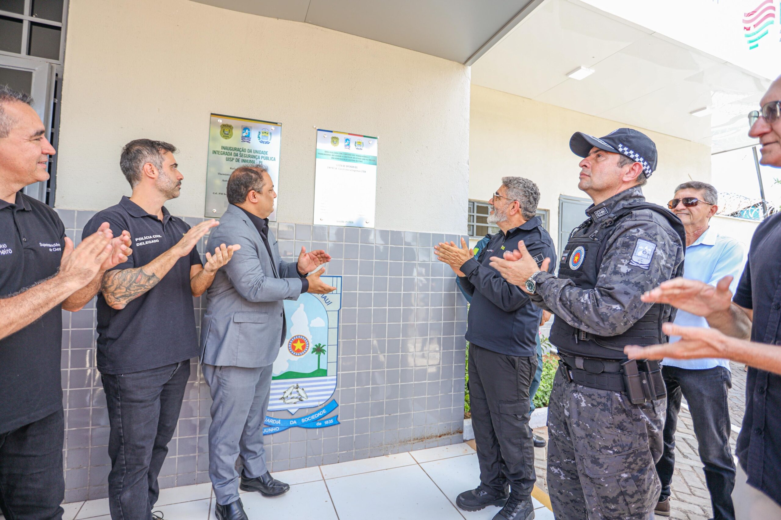 Governo do Estado inaugura Unidade Integrada de Segurança Pública em Inhuma e amplia serviços de cidadania digital