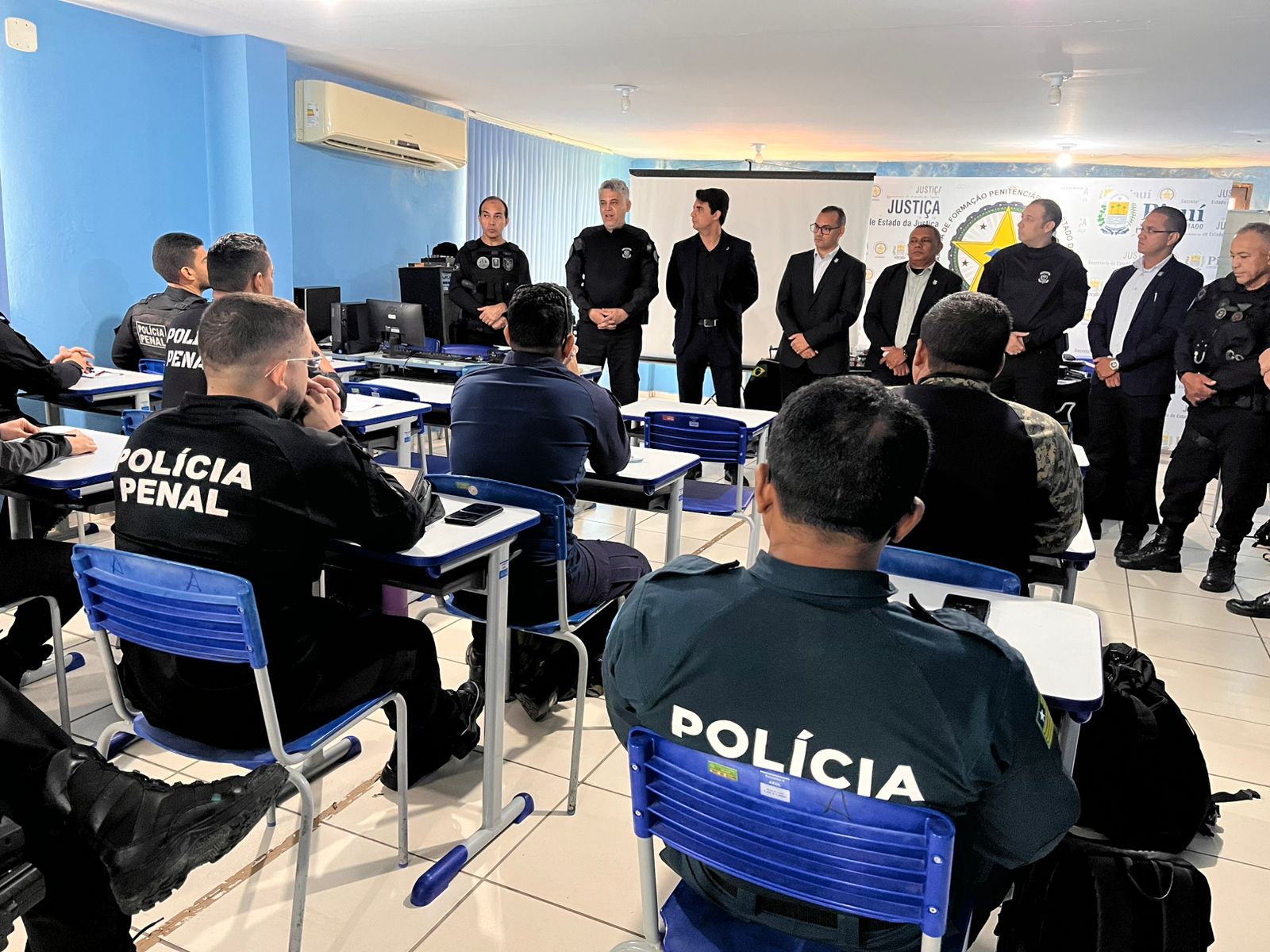 Sejus inicia curso com a Polícia Penal para operações com drone no sistema prisional do Piauí