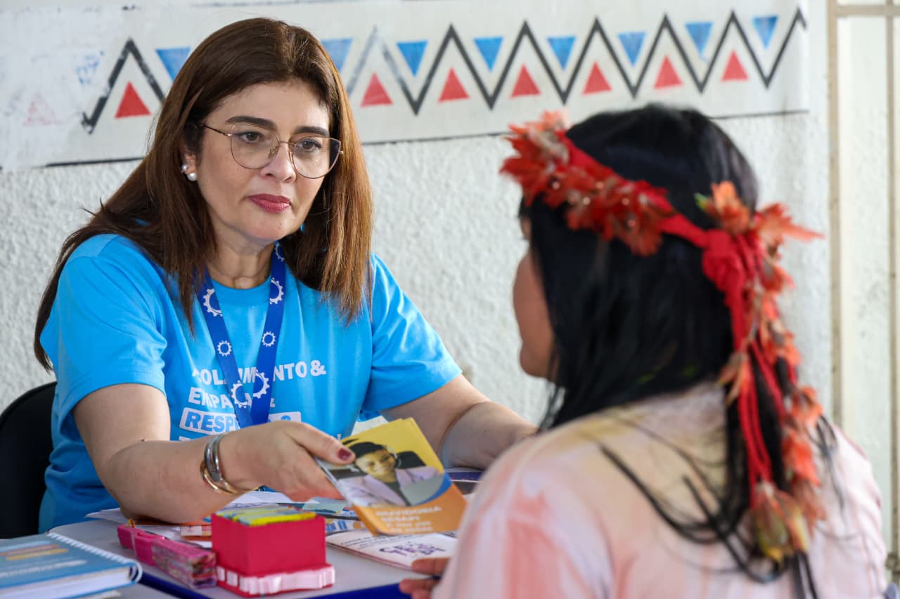 Sesapi realiza ação de vacinação e promoção da saúde na escola indígena Oka Ka Inaminanoko em Teresina