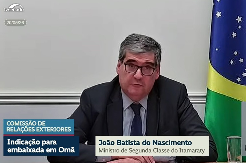 Plenário aprova João Batista Magalhães para embaixador em Omã