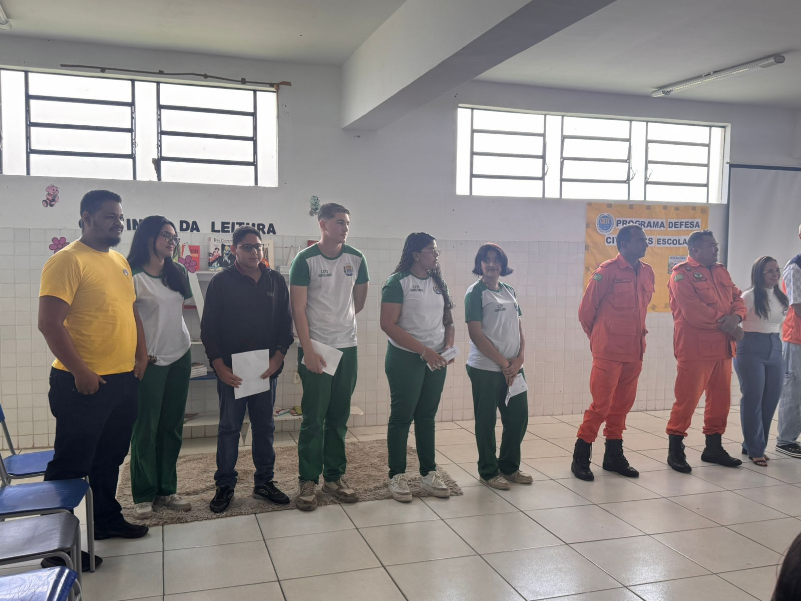 Defesa Civil nas Escolas fortalece cultura de prevenção no Ceti Lourival Parente