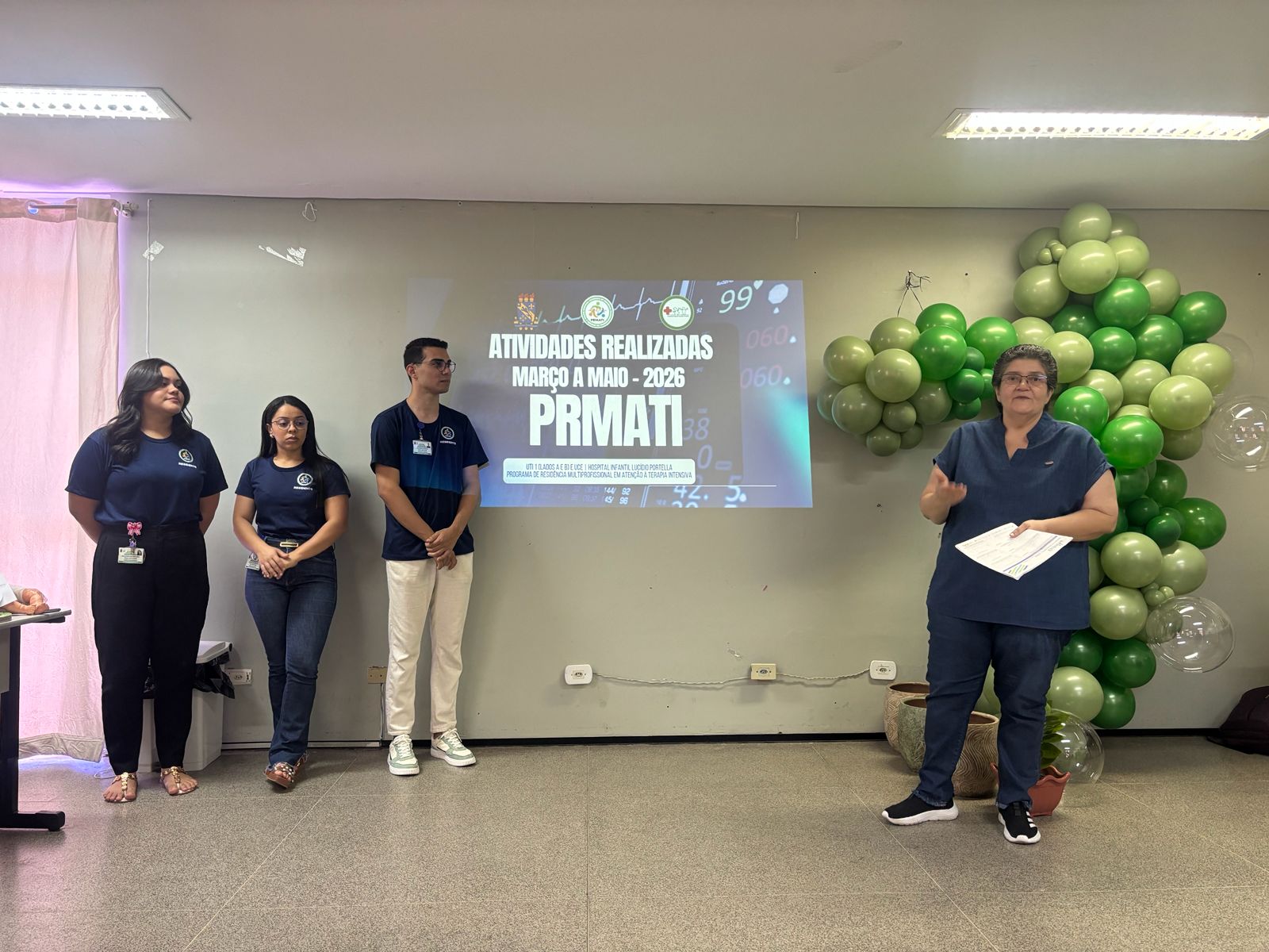 Residência fortalece assistência multiprofissional e qualificação em terapia intensiva pediátrica no Hospital Infantil