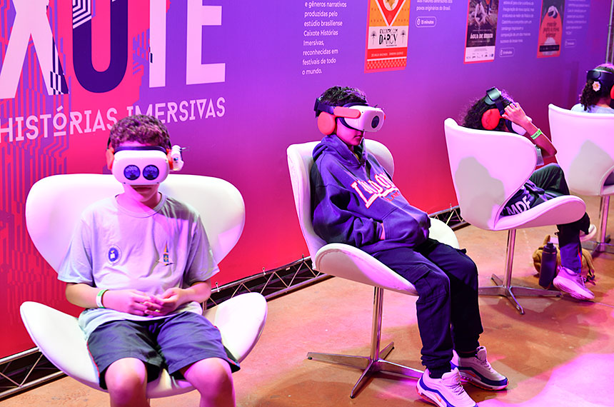 Senado exibe filme em realidade virtual sobre Darcy em evento sobre inovação