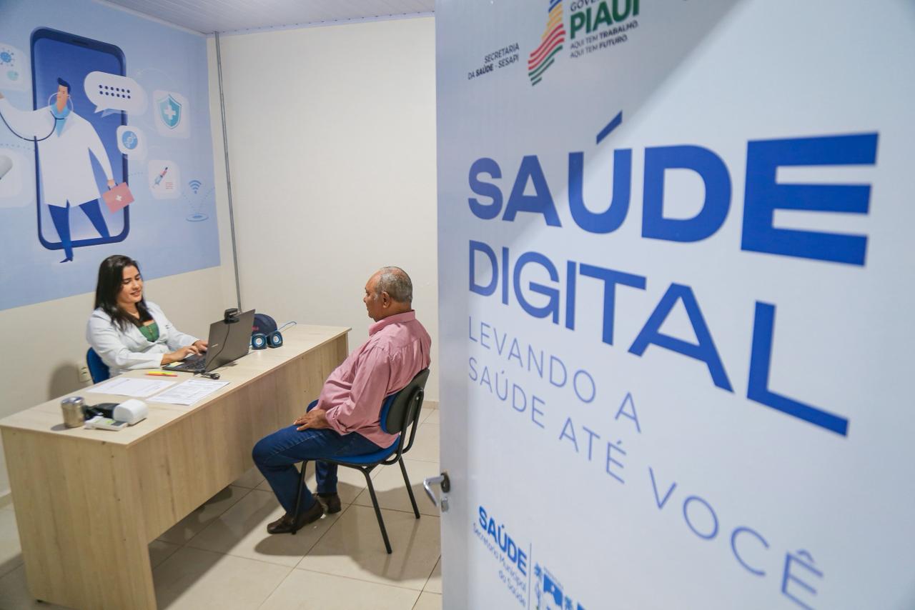 Programa Piauí Saúde Digital alcança 1,8 milhão de atendimentos no estado