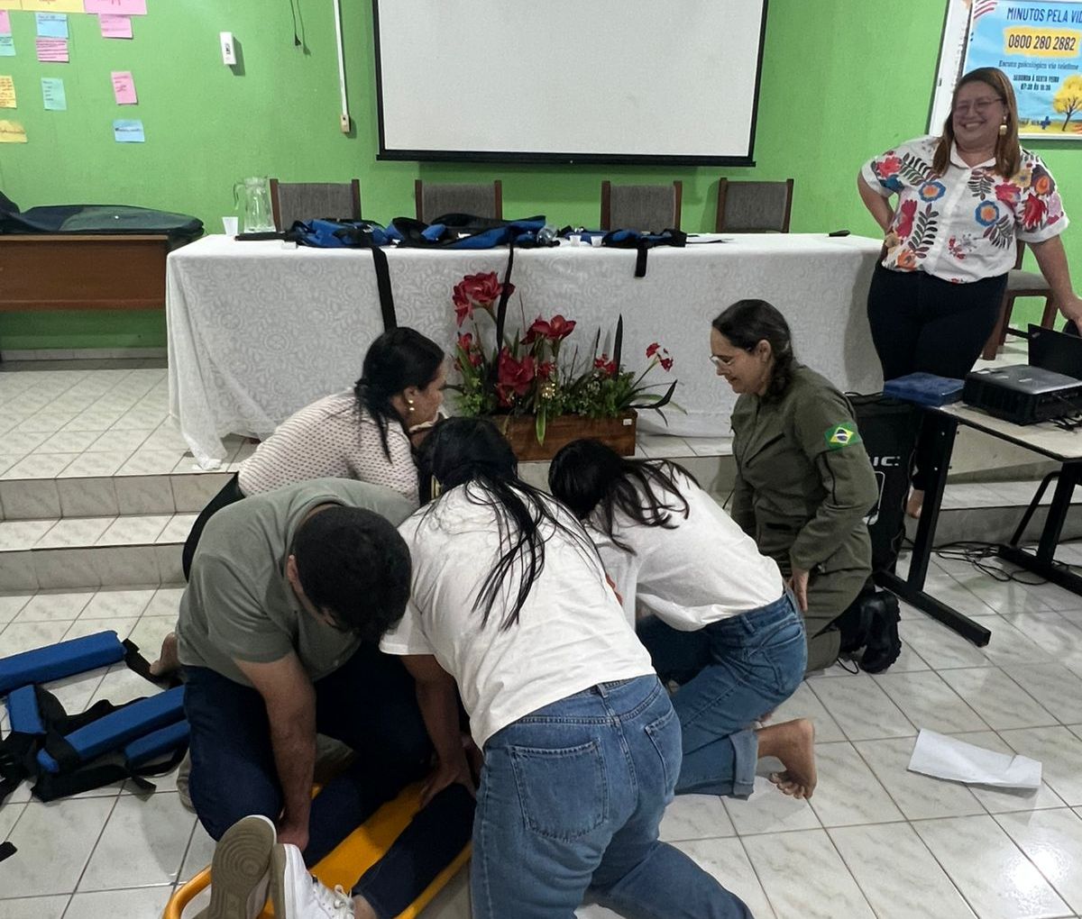 Sesapi realiza capacitação sobre abordagem e contenção de pacientes psiquiátricos em Floriano