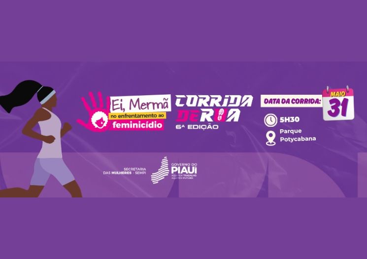 Corrida contra feminicídio altera trânsito em Teresina neste domingo (31)